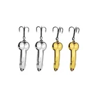 4Pcs Funny Fishing Lures, Top Water Bass Fishing Lures, Bass Fishing Gear Spi...