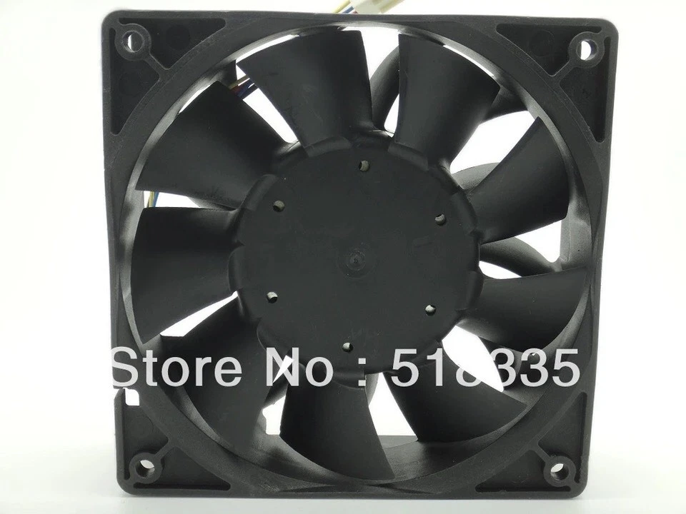 Delta Tfc1212de Powerful Cooling Fan 12038 12v 3.9A 252crm 5200rpm - Image 2 of 4