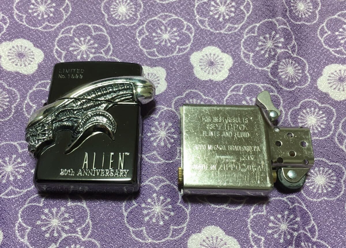 Movie Alien 20th Anniversary Of The Release Zippo Limited NEW Open