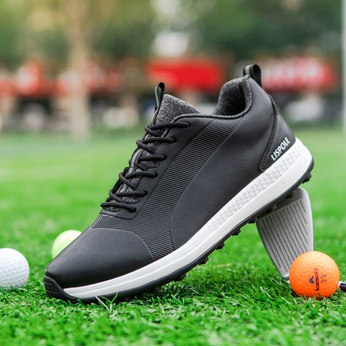 Wasserdichte Herren Golfschuhe Professionelle Golfer Sneaker Outdoor Sportschuhe - Picture 12 of 15