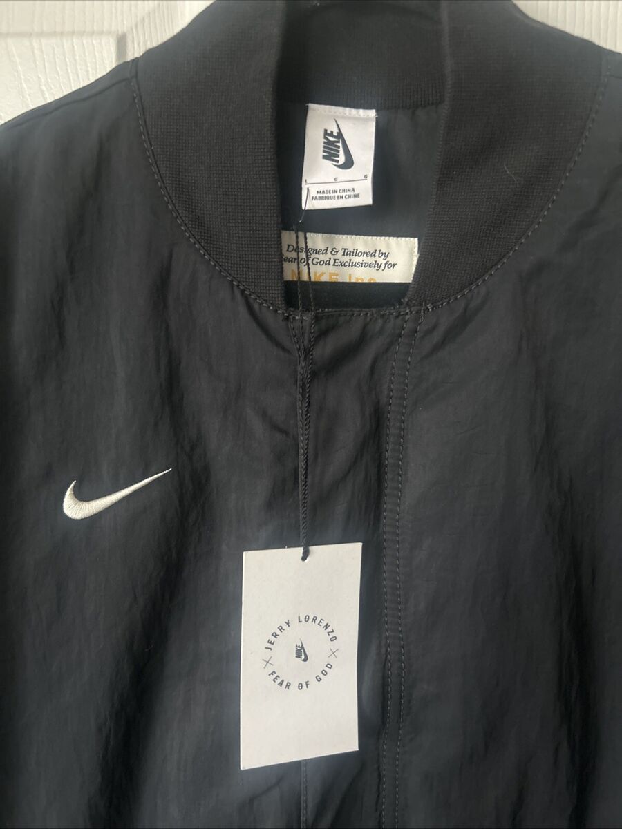 Nike FEAR OF GOD Jacket Warm Up Top Outerwear Short Sleeve Nike FEAR OF GOD Jacket Warm Up Top Outerwear Short Sleeve