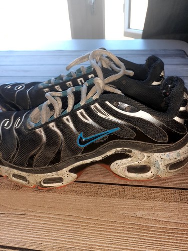 Nike Air Max Plus TN Tuned GS Black Turf Orange Teal CD0609-014 Sz 4Y boys READ - Picture 7 of 7