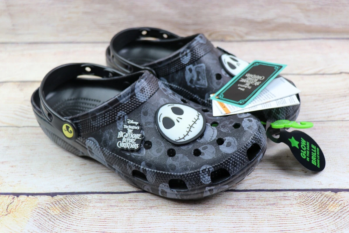 Crocs Disney Nightmare b4 Christmas Jack Black Mens Size 9 eBay