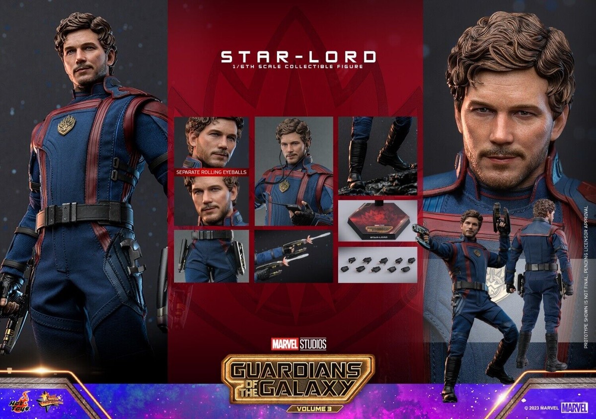 In Stock New Hot Toys MMS709 Guardians of the Galaxy 3 Star-Lord 1