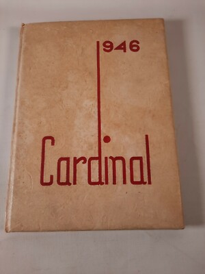 VINTAGE 1946 MINNEAPOLIS MINNESOTA MARSHALL HIGH SCHOOL YEARBOOK - THE CARDINAL