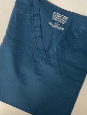 CHEROKEE Workwear Scrubs Womens TOP Core Stretch V-Neck Twill SMALL WW630 Caribb