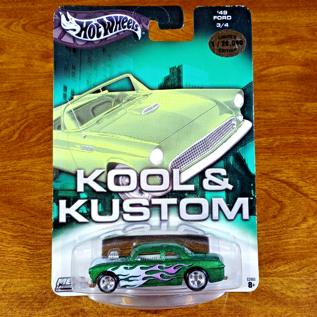 Hot Wheels Auto Affinity Kool & Kustom '49 Ford Shoe Box Green