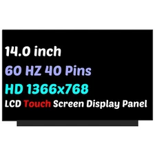 New for HP 14-DQ 14T-dq200 LED LCD Touch Screen Display 14" 40 Pins HD 1366x768