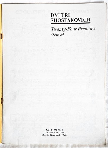 20th C. Piano Music Bartok Kabalevsky Poulenc Prokofieff 7 Book Lot USED - Picture 13 of 13