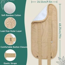 Castor Oil Pack Kit Compress Reusable Wrap for Neck  Stomach