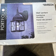 Harbor Breeze Litshire 1-Light 15.62 Oil-Rubbed Bronze Outdoor Wall Light