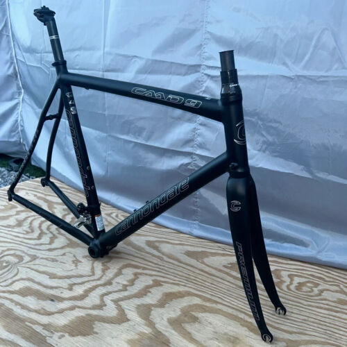 Cannondale Caad 9 Black 58cm Road Bike Frame Set Fork Headset Seatpost US Made!