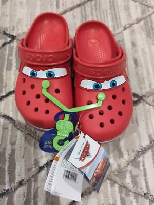 Crocs Lightening McQueen red light-up crocs NWT Disney Pixar Lightning McQueen Light Up Crocs Men main image 3