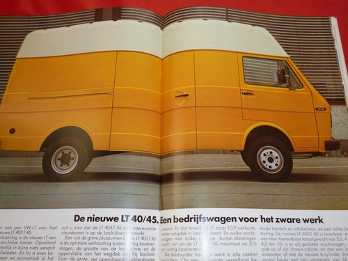 VW LT 28 - 45 Pedido Combi Pick-Up Doble Cabina Chasis Folleto de 1979 - Imagen 9 de 10