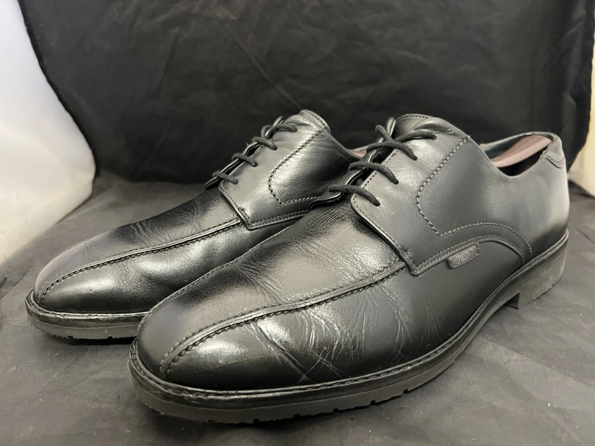 Mephisto Men s Gaetan Derby Lace Up Comfort Dress Shoes US 12 Black Leather