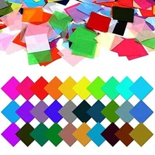 Firstop 3000pcs 2in Tissue Paper Squares, 30 Assorted Colors Tissue Paper