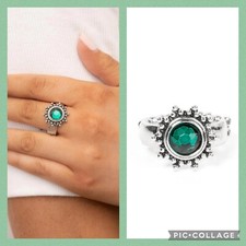 Paparazzi Jewelry Expect Sunshine and REIGN Green Ring BNWTs