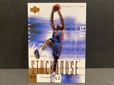 2001-02 Upper Deck Flight Team Copper /125 Jerry Stackhouse #90 Basketball NBA!