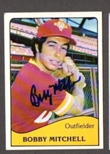 Bobby Mitchell 1979 TCMA authentic autographed card Albuquerque Dukes