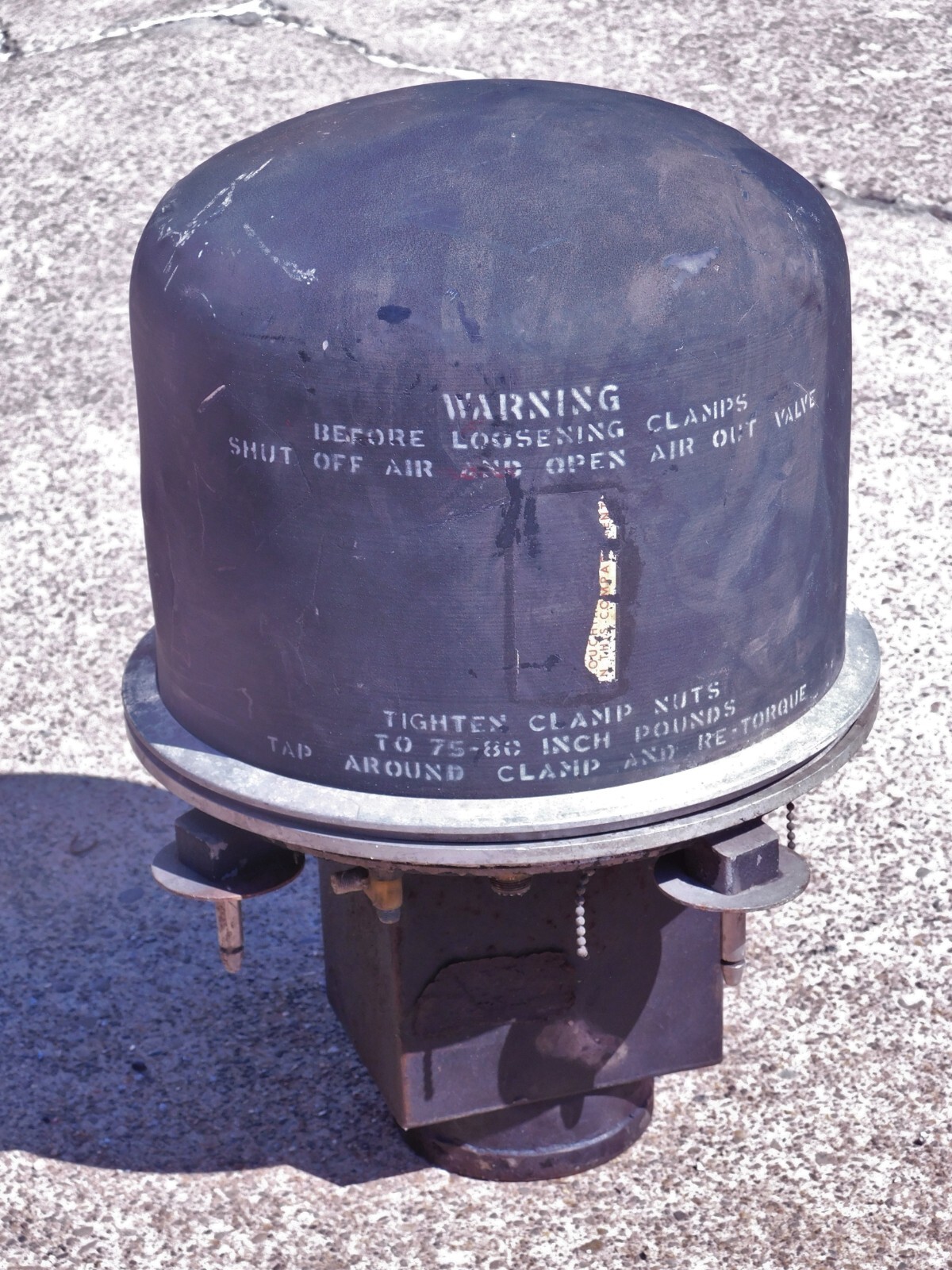 Vintage CROSLEY MD-5 MD-113 Radar RF Head Boeing B-47 Stratojet Tail Gun