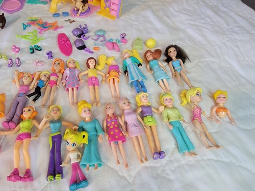 Riesige Menge Vintage Polly Taschenpuppen Kleidung Zubehör - Bild 8 von 17