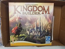 Kingdom Builder Board Game: cards, wood homes, directions, board Disc Shppng NEW