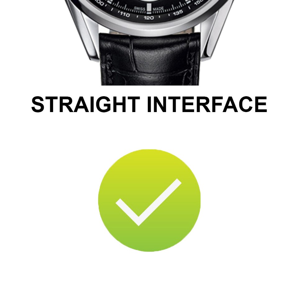 DISMAY 19mm IN Pelle Orologio Bande Cinturino Per Tag Carrera - Foto 7