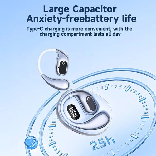 Bluetooth 5.4 Ows Open-Ear-Funkkopfhörer Sportkopfhörer Mit Ohrhörern ⊱ K - Zdjęcie 8 z 12