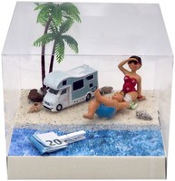 Geldgeschenk Verpackung Geldverpackung Wohnmobil Urlaub Camping Reise
