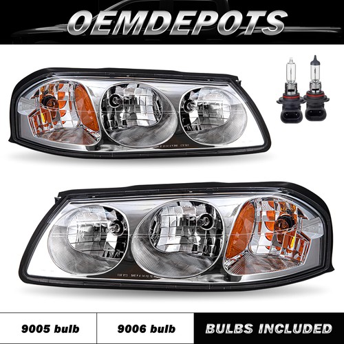 Buy 00-05 CHEVY IMPALA SMOKE HOUSING HEADLIGHT AMBER SIGNAL LIGHT ASSEMBLY SET In La Puente - Foto 7