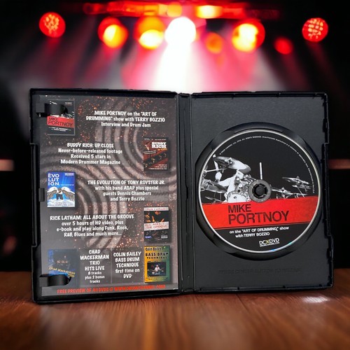 Mike Portnoy With Terry Bozzio On The Art Of Drumming Show DVD Drum 2010 DCXDVD - Picture 3 of 3