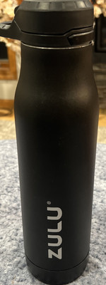 Zulu Ace 24oz Vacuum Insulated Stainless Steel Water Bottle w Chug Spout Rd Desc