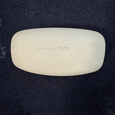 Michael Kors White Hard Shell Sunglasses Case