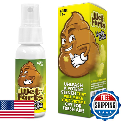 Laughing Smith Wet Farts Potent Stink Spray - Extra Strong - Hilarious Prank