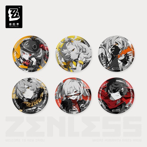 ZZZ miHoYo Zenless Zone Zero Sons of Calydon Insignia Prendedores de Cine Artículos Oficiales - Imagen 2 de 13