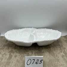 BACI MILANO MELAMINE OVAL DIVIDED SERVING BOWL