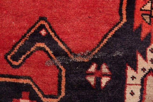 Alfombra de corredor turca 3x9 hecha a mano alfombra de corredor roja de lana, 2'7" x 9'6" - Imagen 16 de 17