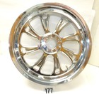 NEW 8 Spoke ChromeWheel for Chopper or Custom Bike