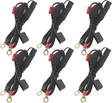[ 6 PACK] O Ring Terminal Harness 2FT - Eyelet Ring Terminal Cable 16awg Mot 1