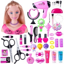 KonHaovF Kids Doll Head for Hair Styling and Make Up for Little GirlsHead Stylin