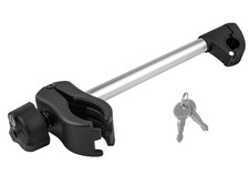 EUFAB Rahmenhalter f. Fahrräder AHK KupplungsträgerØ25+30mm abnehmbar/lang 11630