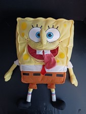 Vintage Spongebob SquarePants Large 24" Stuffed Plush 2001 MATTEL Viacom Rare 