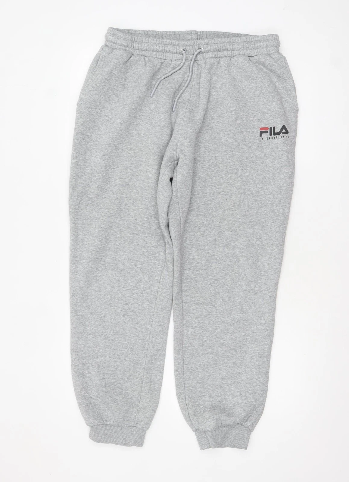 FILA Mens Grey XL Sweatpants Joggers Fleece Lined Comfort Fit