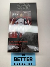 Hasbro Star Wars the Black Series Clone Commander Wolffe 6 Figure W Protector