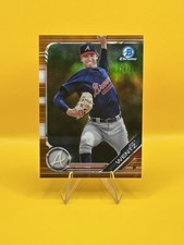 2019 Bowman Chrome Orange Refractor Joey Wentz 25/25 RC #BCP-57 🔥🔥🔥