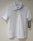 NWT OshKosh White Polo Shirt Boy's Size 4T