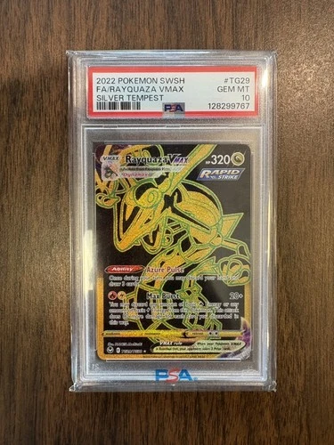 Rayquaza Vmax #TG29/TG30 - 2022 Pokemon SWSH Silver Tempest - Gem Mint PSA 10