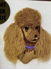 Jacques the Poodle Vintage Crewel Kit JIffy Stitchery Unworked 4x5