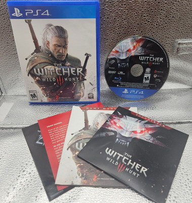 The Witcher 3: Wild Hunt - Complete (Sony PlayStation 4 PS4) With Slipcover