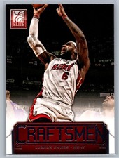 2012-13 Panini Elite #6 LeBron James Miami Heat Craftsmen